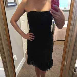 Halston Heritage 🖤Strapless Dress sz 6🖤